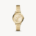 Fossil Laney Three-Hand Gold-Tone Stainless Steel Watch