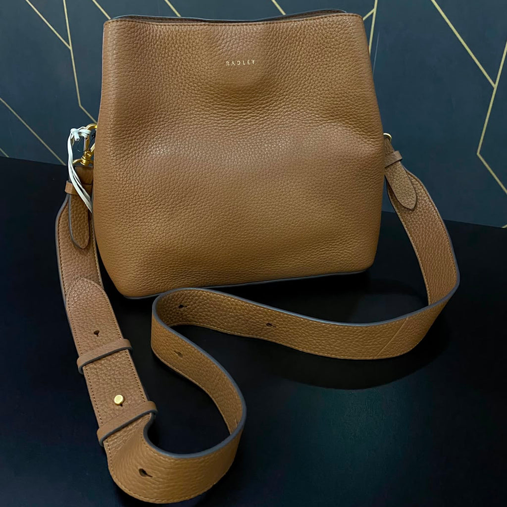 RADLEY LONDON Saddle Brown Designer Cross Body Bag | Dukes Place Collection AW24