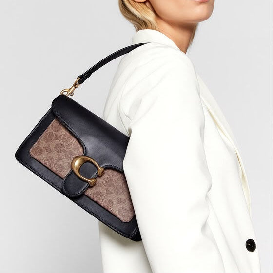 COACH Tabby Shoulder Bag 26 With Signature Canvas