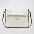 Hudson Medium Colorblock Pebbled Leather Crossbody Bag
