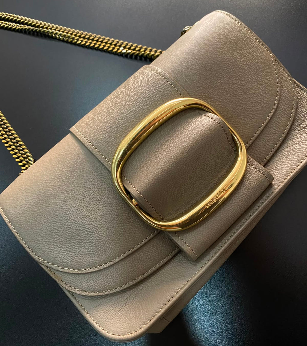 Hopper Medium Leather Crossbody