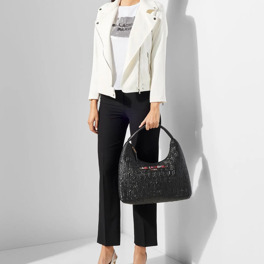 KARL LAGERFELD PARIS Voyage Large Hobo Bag