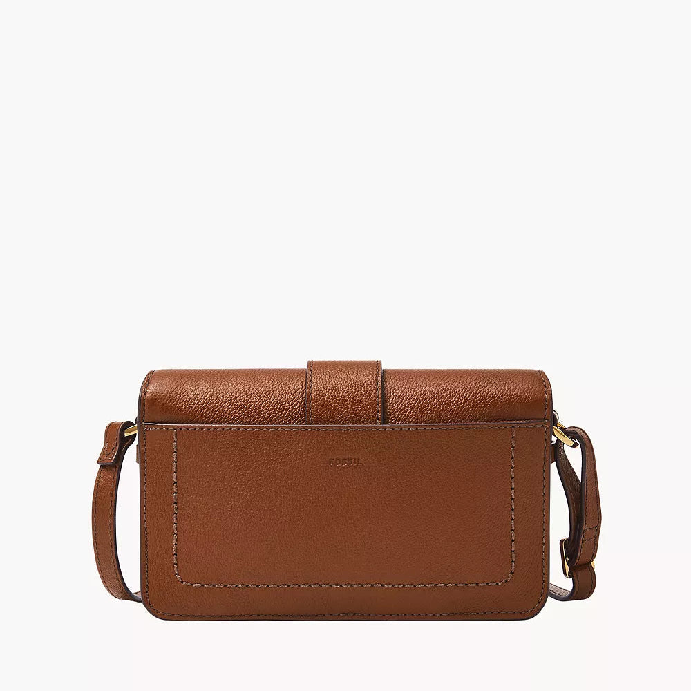 Zoey Leather Small Flap Crossbody Bag