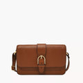 Zoey Leather Small Flap Crossbody Bag
