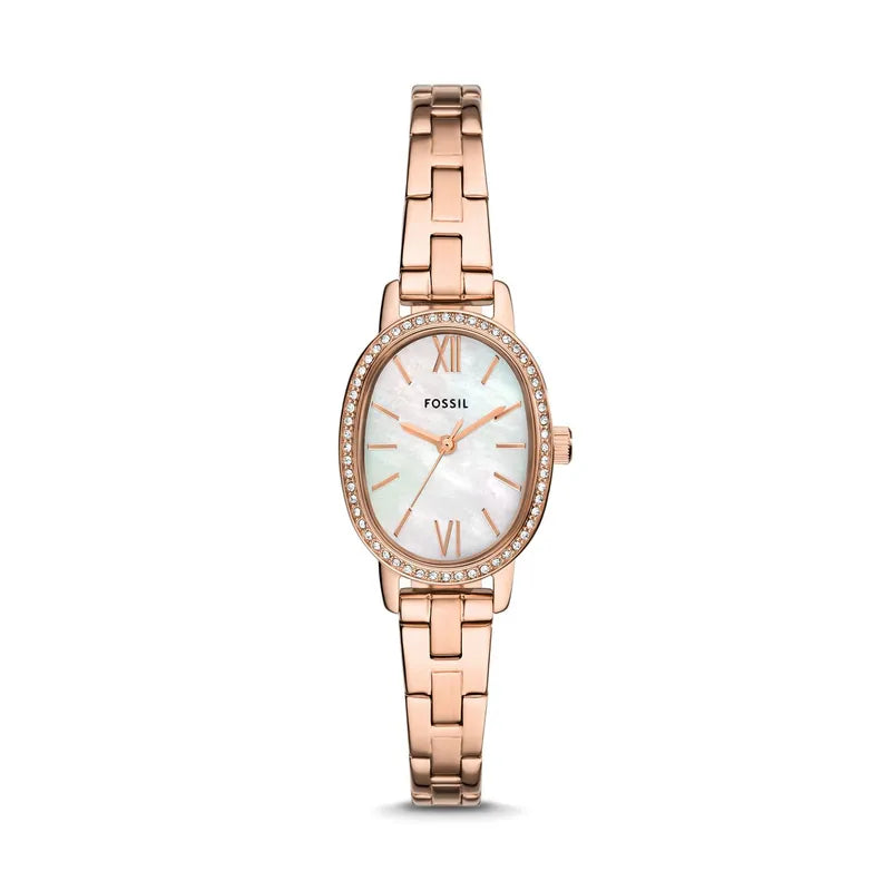 Fossil Penny Three-Hand Rose Gold-Tone Stainless Steel Watch