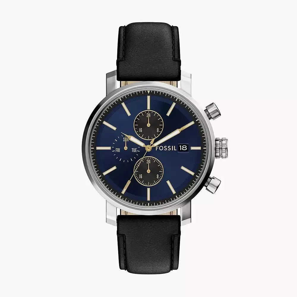Fossil Rhett Multifunction Black Stainless Steel Watch