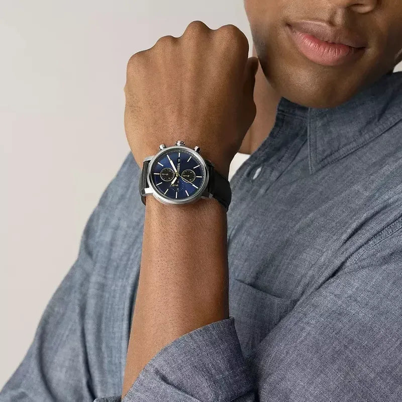 Fossil Rhett Multifunction Black Stainless Steel Watch