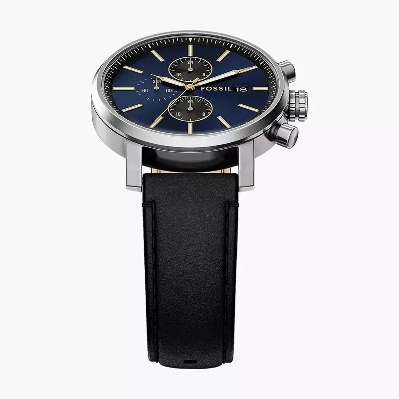 Fossil Rhett Multifunction Black Stainless Steel Watch