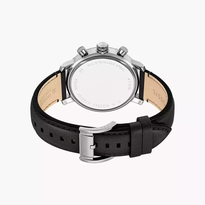 Fossil Rhett Multifunction Black Stainless Steel Watch