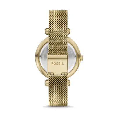 Fossil Tillie Three-Hand Gold-Tone Stainless Steel Watch