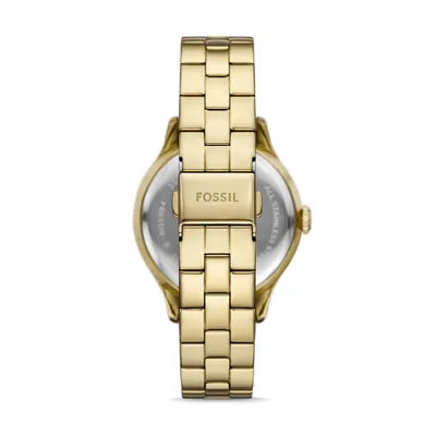Fossil Brynn Multifunction Gold-Tone Stainless Steel Watch
