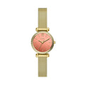 Fossil Tillie Mini Gold Stainless Steel Watch with Peach Dial 26mm