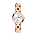 Fossil Kerrigan Rose Gold Stainless Steel Watch with Silver Dial 32mm