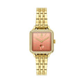 Fossil Colleen Gold Stainless Steel Watch with Peach Square Dial 28mm