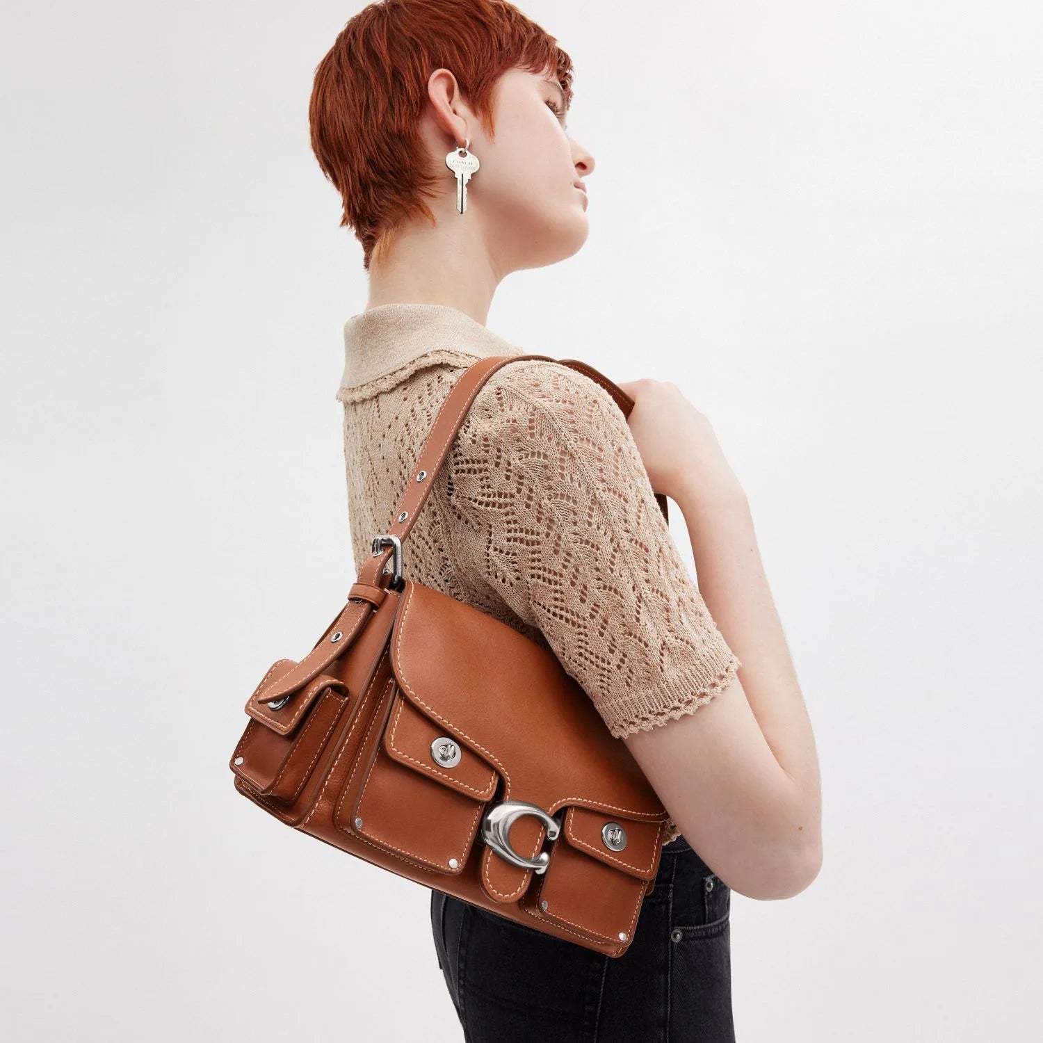 COACH Cargo Turnlock Soft Tabby