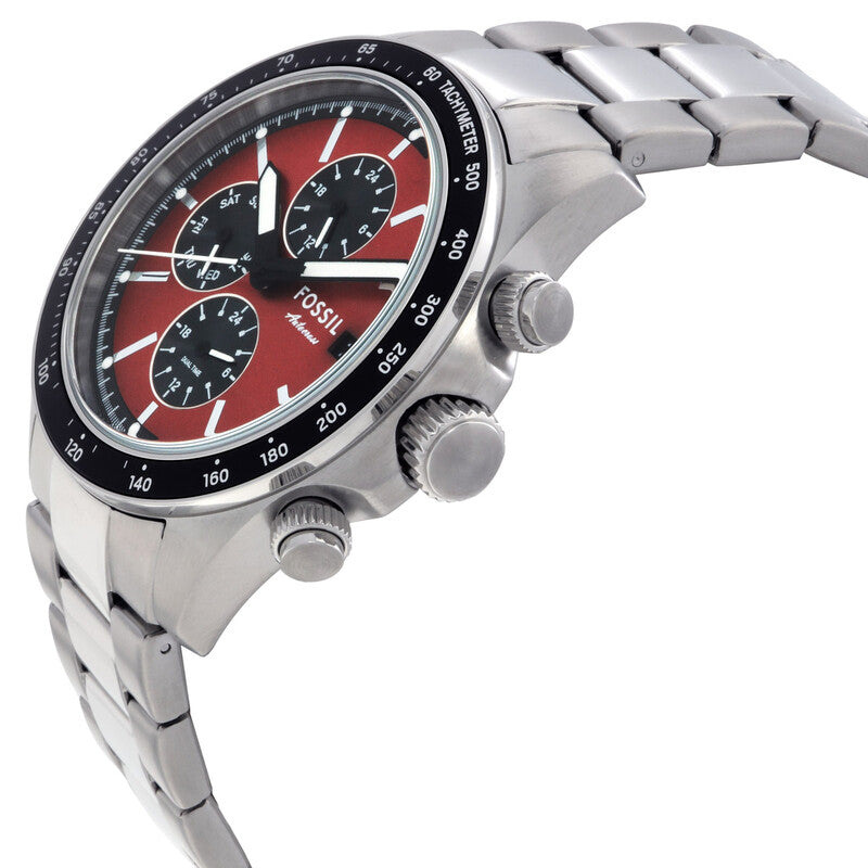 Fossil Autocross Multifunction Stainless Steel Watch