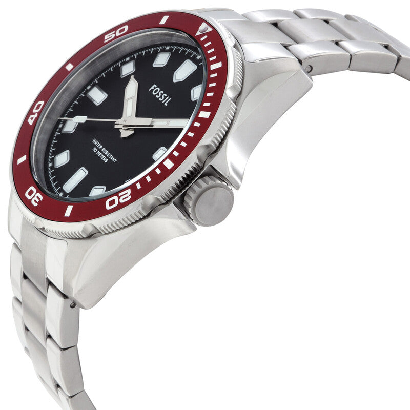 Fossil Dalton Quartz Black Dial