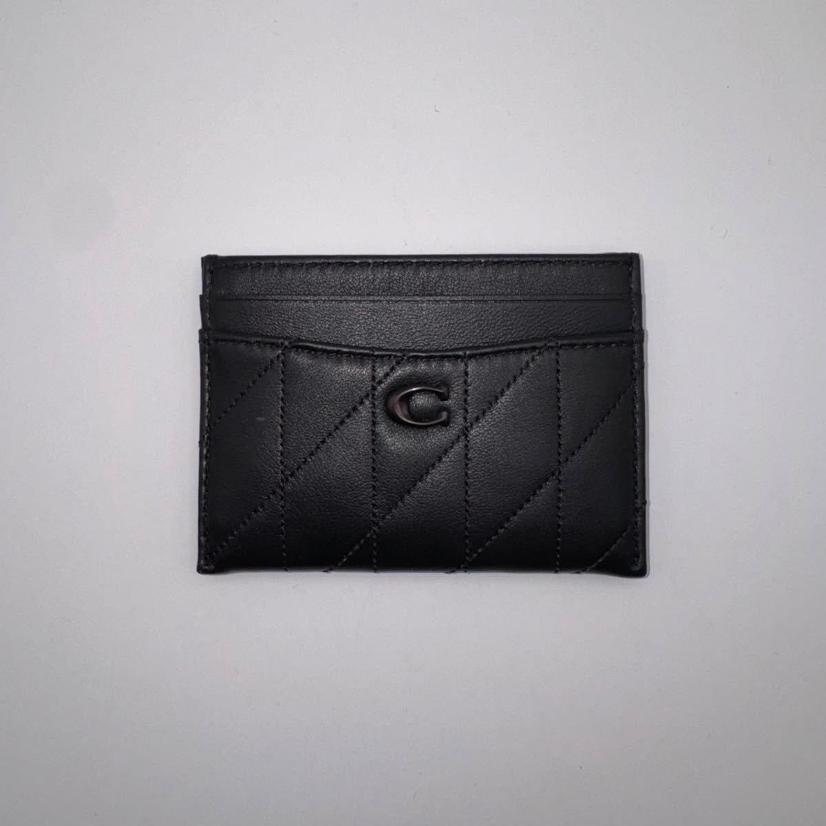 COACH Essential Card Case With Pillow Quilting