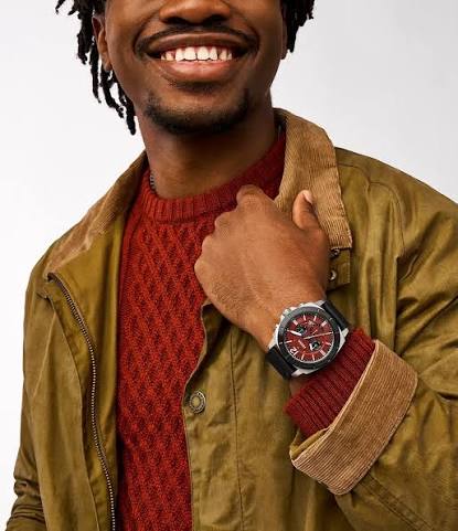 Fossil Privateer Men's Watch with Leather Strap