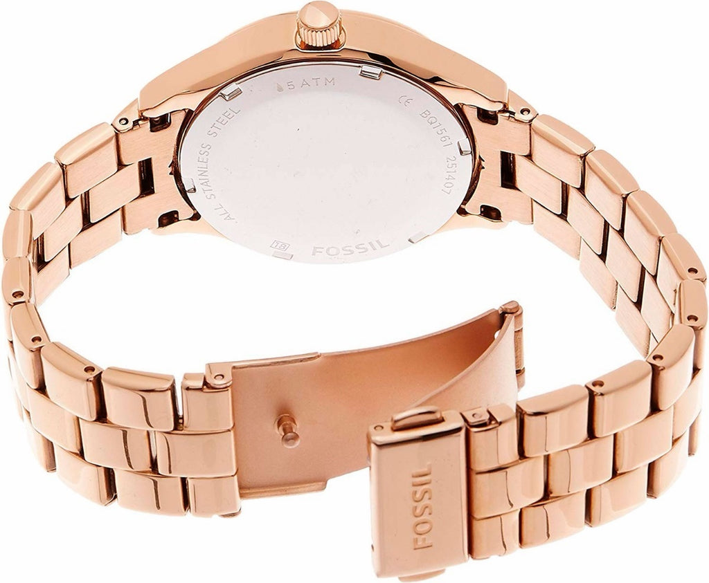 Fossil Modern Sophisticate Multifunction Rose Gold-Tone Stainless Steel Watch