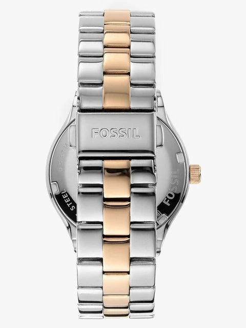 Fossil Modern Sophisticate Quartz Silver